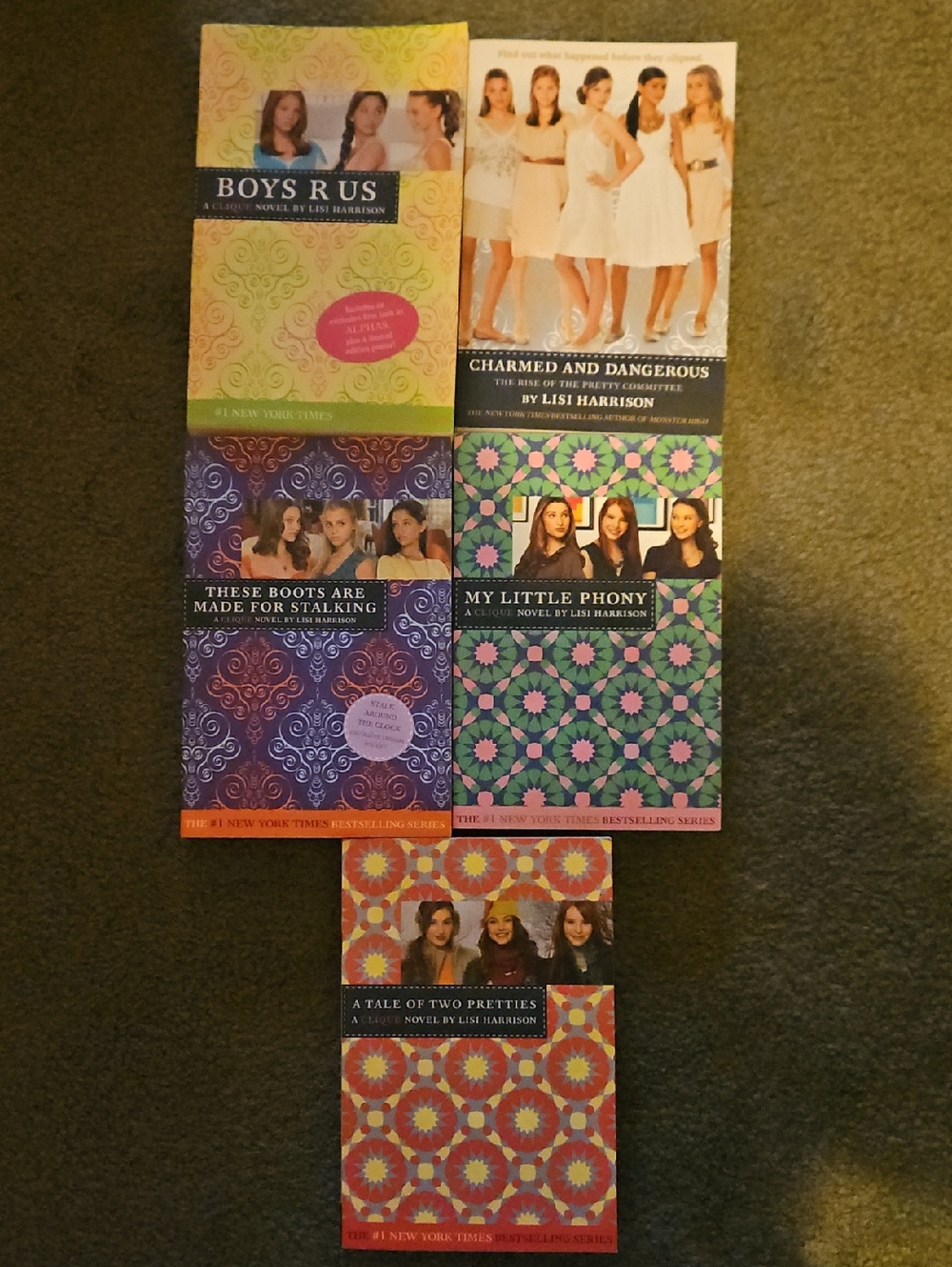 The Clique Paperbacks 11,12,14, 15, 16